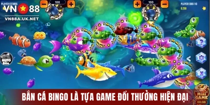 Bắn cá Bingo là tựa game đổi thưởng hiện đại