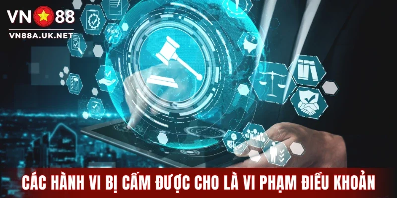 Các hành vi bị cấm được cho là vi phạm điều khoản