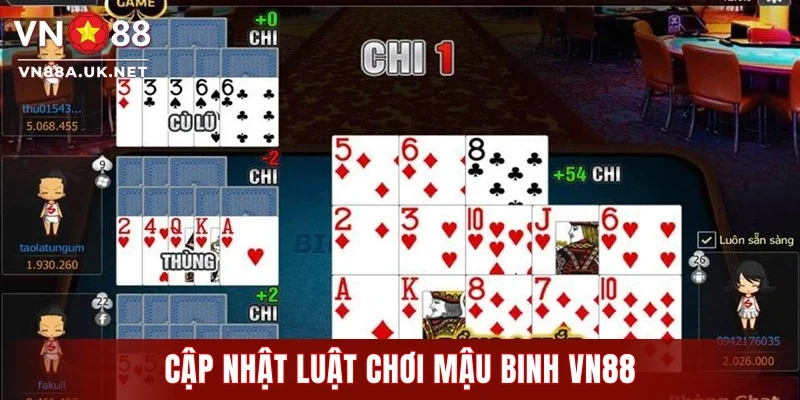 Cập nhật luật chơi Mậu binh VN88
